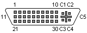 35 PIN MOLEX &MicroCross& FEMALE